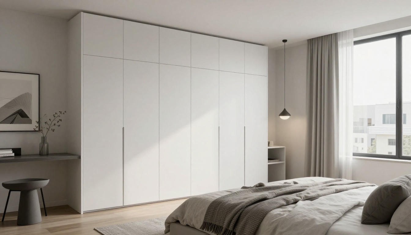 Libérée ! - Chambre aux meubles lourds métamorphosée en design minimaliste blanc et bois
