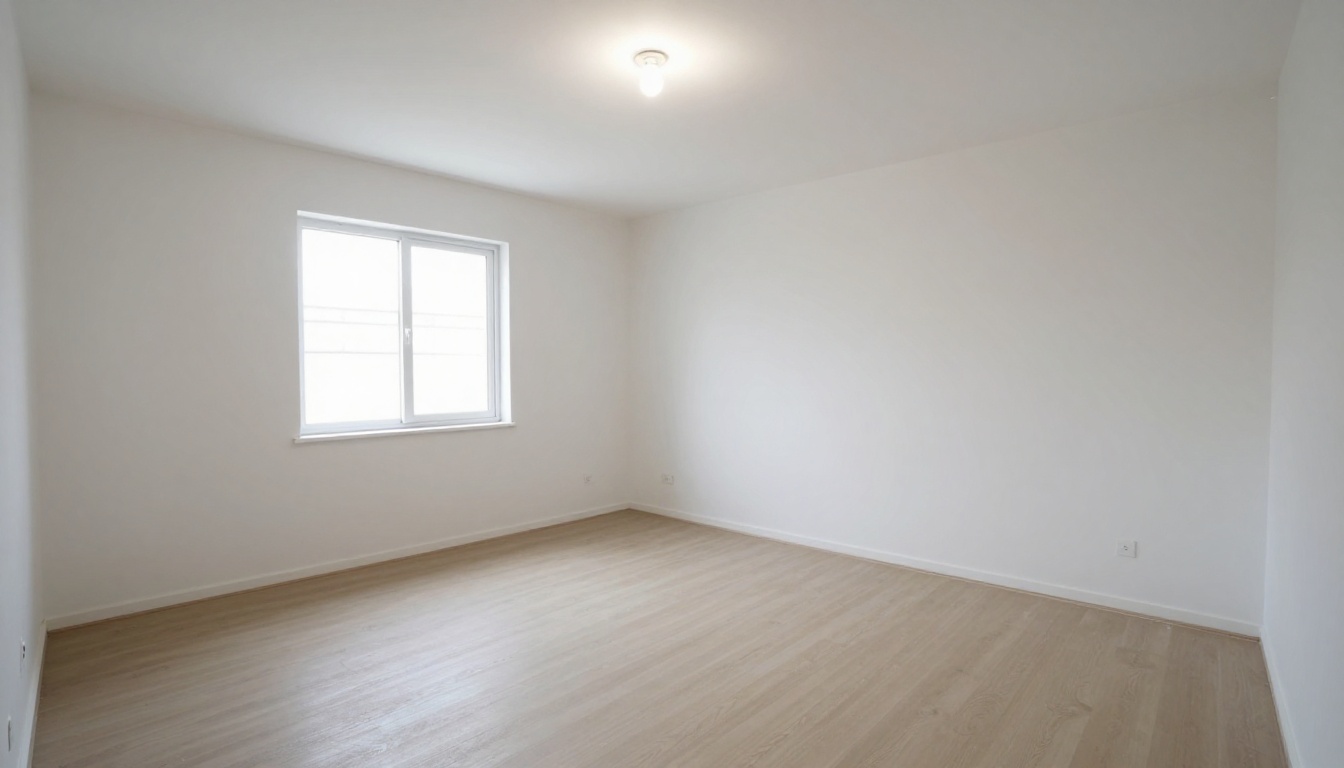 Avant - Transformation chambre moderne : avant et après aménagement minimaliste