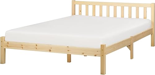 Lit Double Scandinave Bois Pin 140x200 Florac
