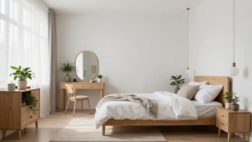 Aménager une chambre de 12m² style scandinave (budget moyen)