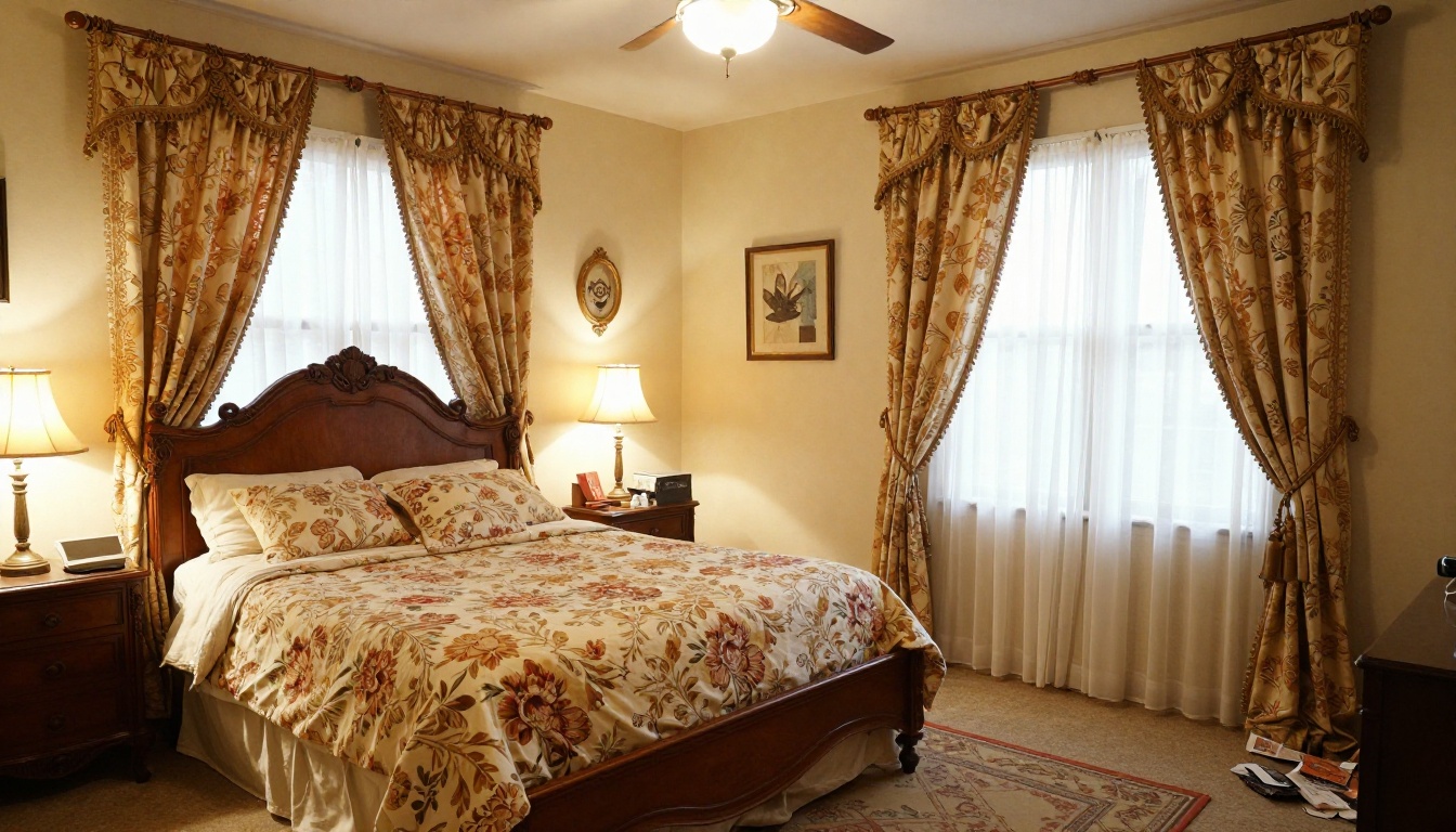 Démodée - Chambre surchargée métamorphosée en design japandi avec panneau shoji et lanterne papier