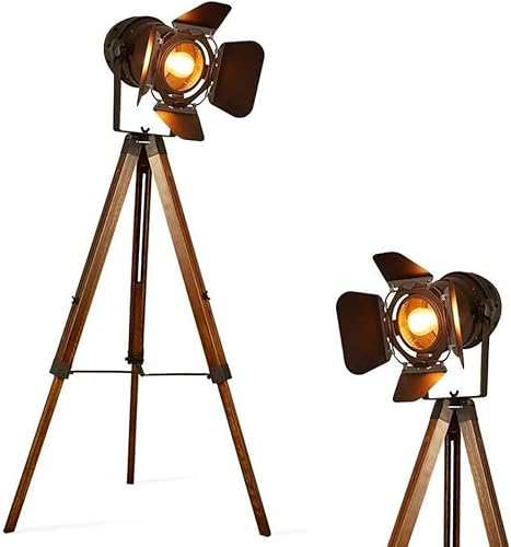 Barcelona LED Lampe Projecteur Trépied Industriel