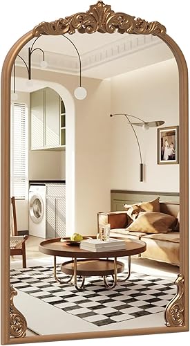 RELAX4LIFE Miroir Mural Doré Vintage Baroque