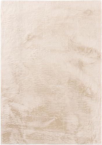 benuta Tapis Fausse Fourrure Beige 160x230