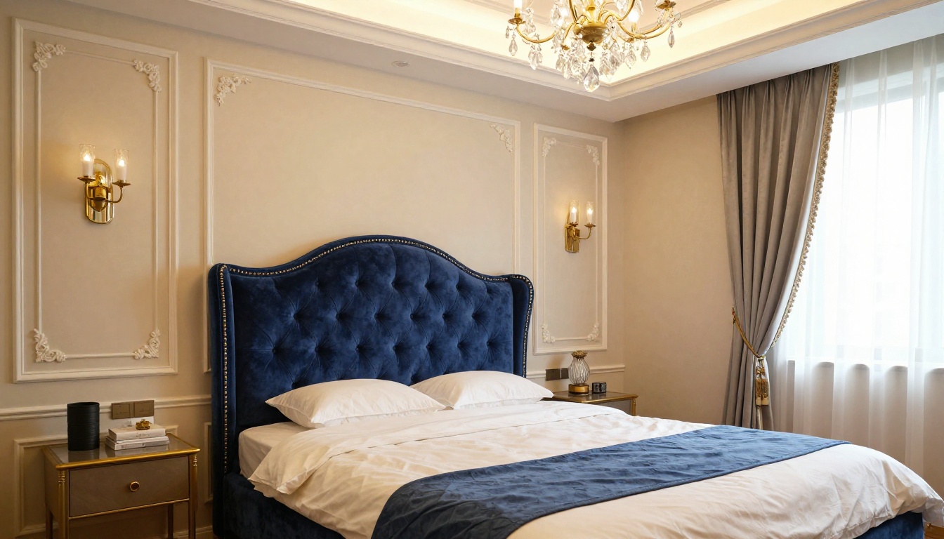 Votre chambre manque de cachet ? Le style classique chic marie velours, boiseries et laiton doré pour créer un cocon élégant digne d’un hôtel parisien. Guide complet avec plan 3D gratuit.